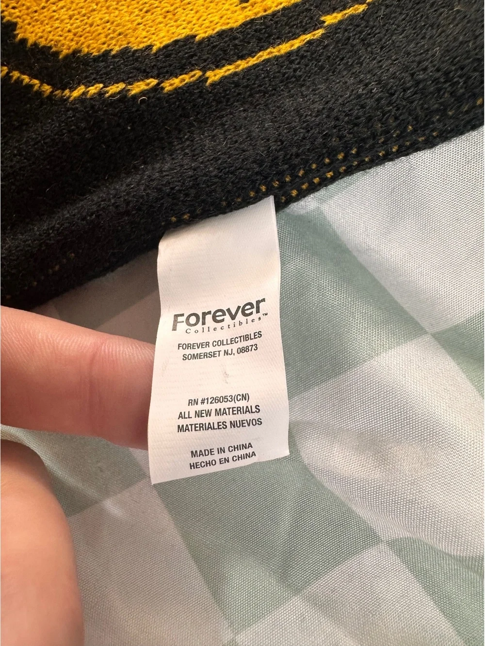 Forever Collectibles Pittsburgh Steelers Knit Scarf Black and Gold